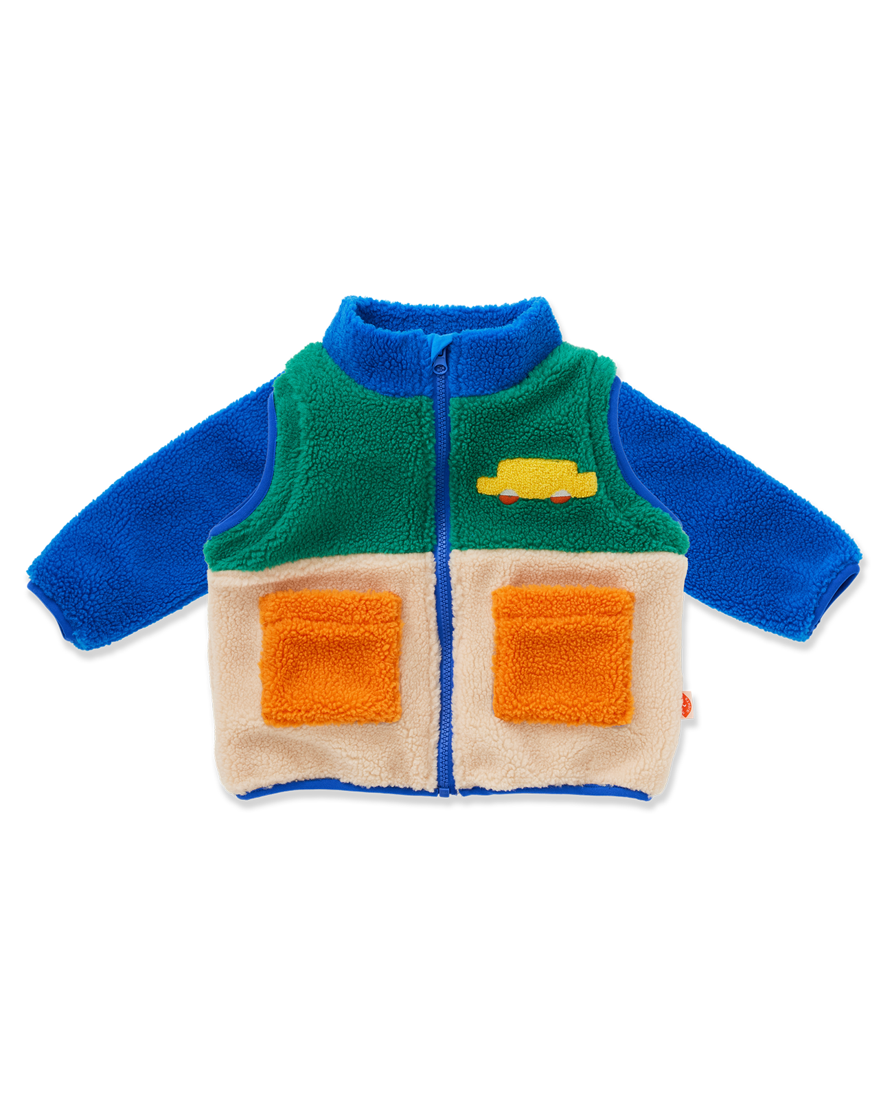 Halcyon Nights: Sherpa Jacket Vest Beep Beep (Blue)