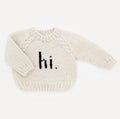Huggalugs: ‘hi’ Crew Neck Sweater