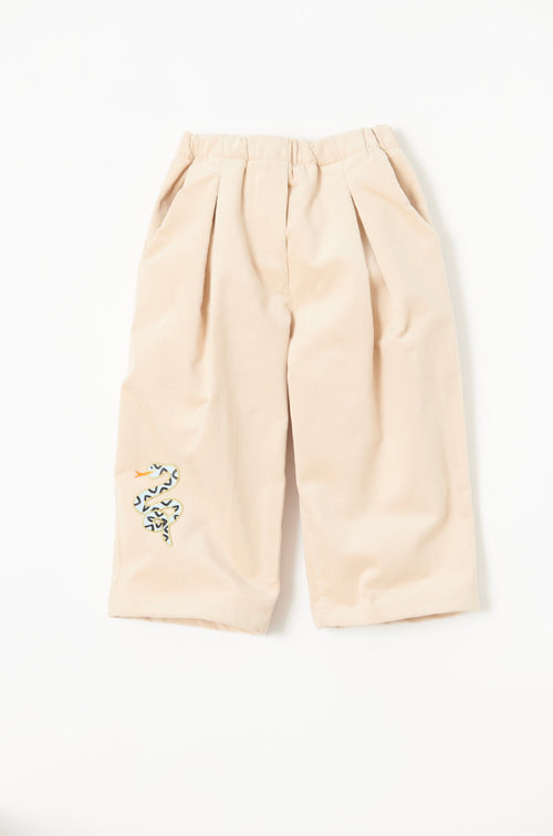 Cream Corduroy Trousers
