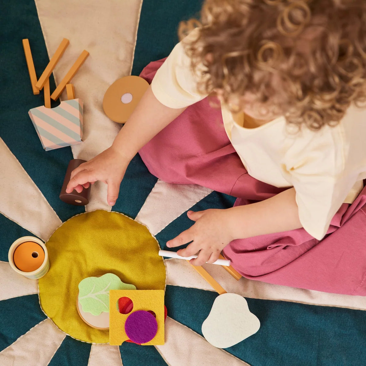 Kids Concept: Hamburger Playset