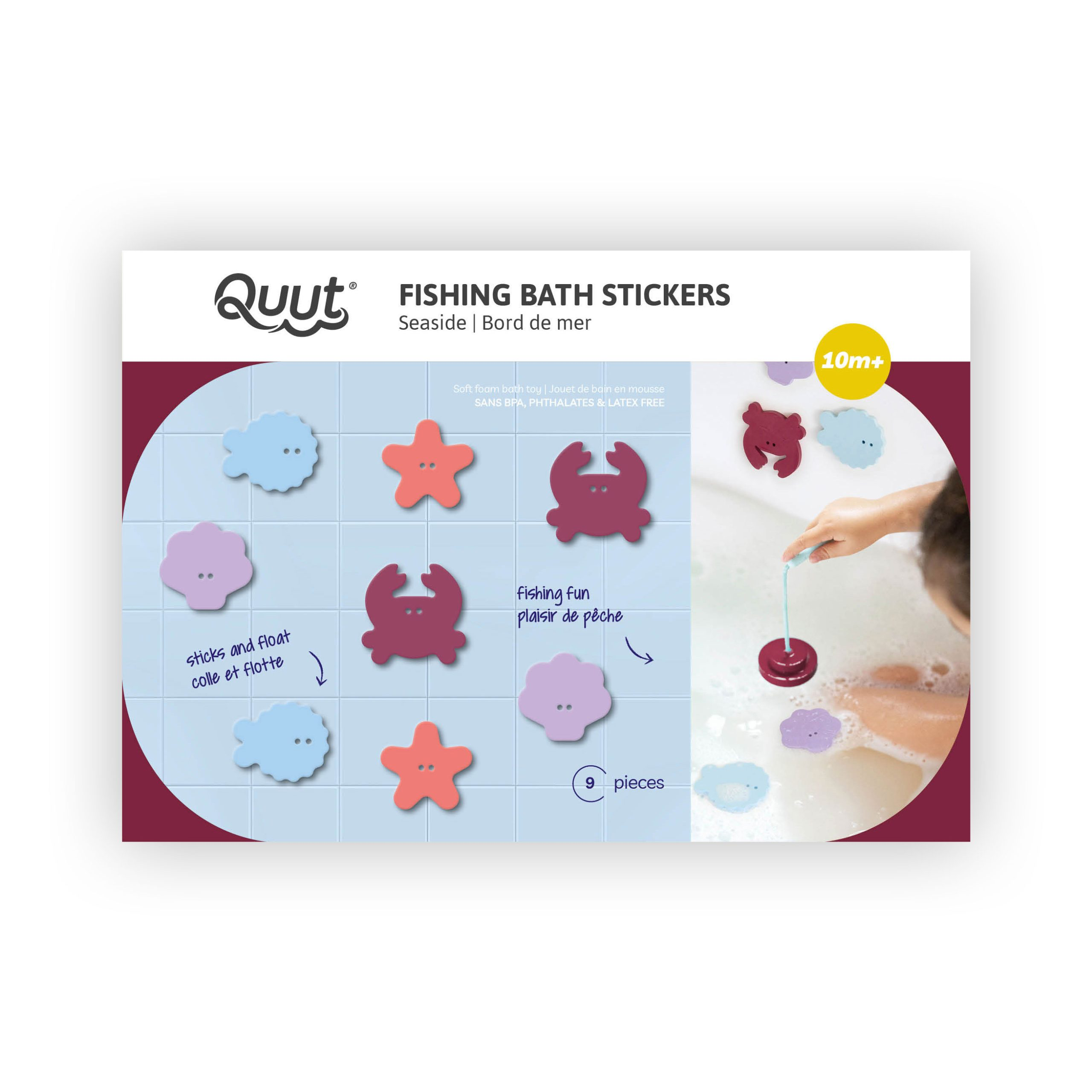 Quut: Fishing Bath Stickers