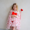 Mimi & Lula: Heart Print Cape