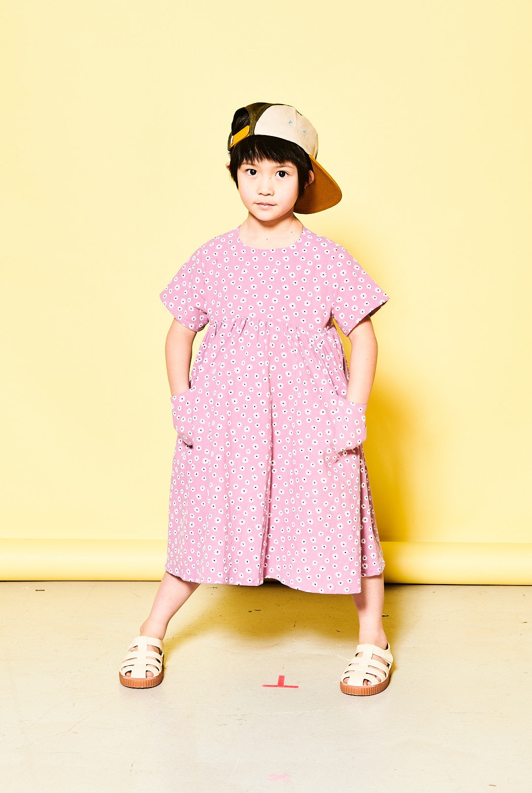 Lavender Floral Babydoll Dress