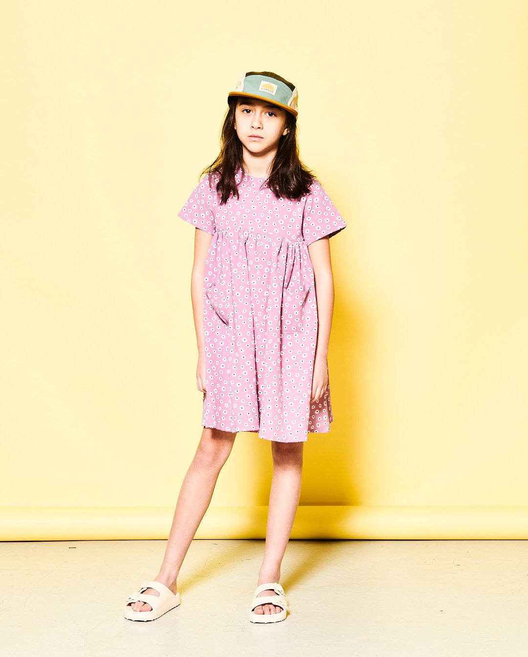 Lavender Floral Babydoll Dress