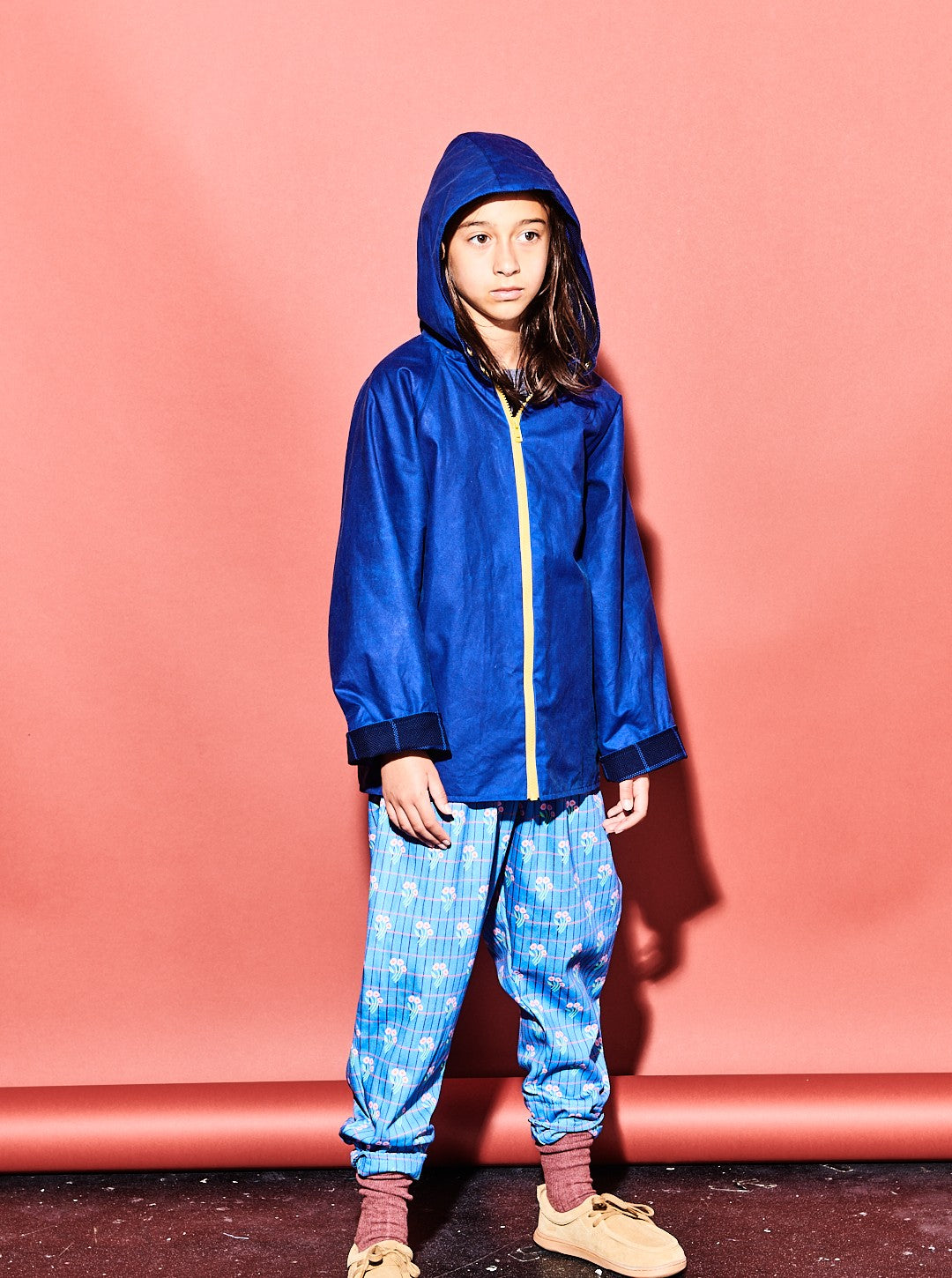 Electric Blue Wax Jacket
