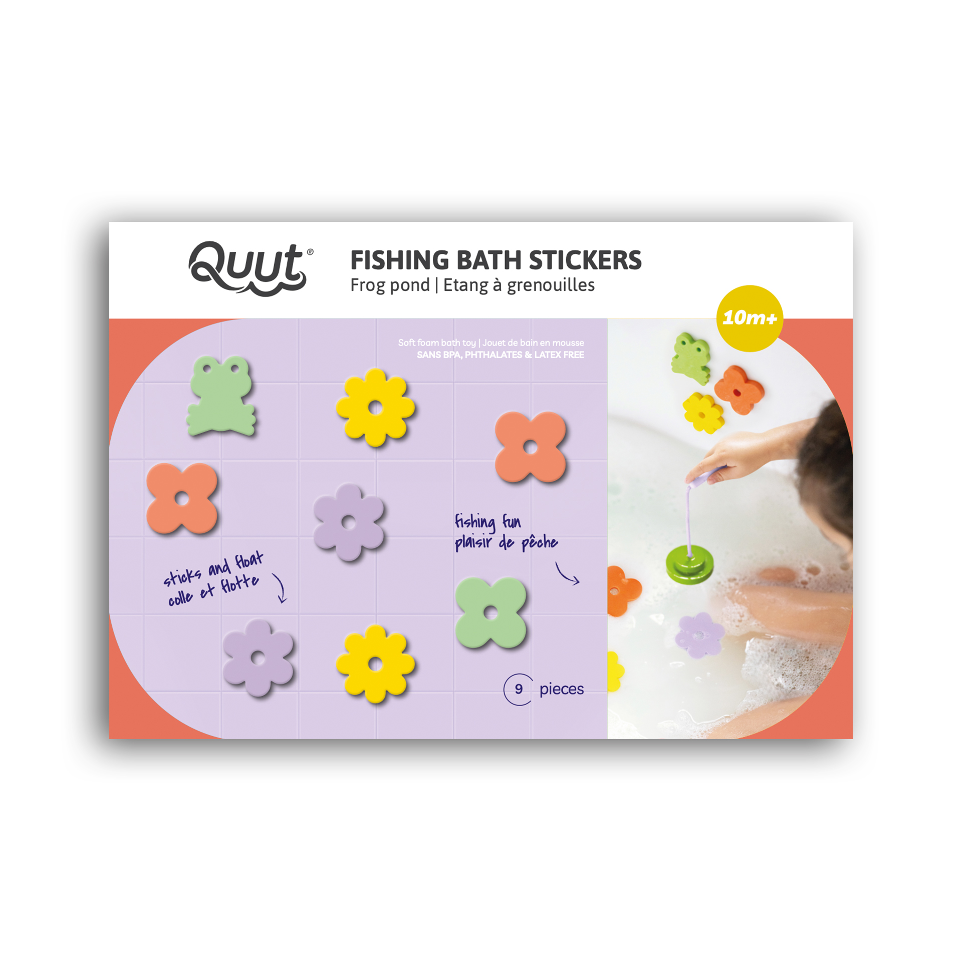 Quut: Fishing Bath Stickers