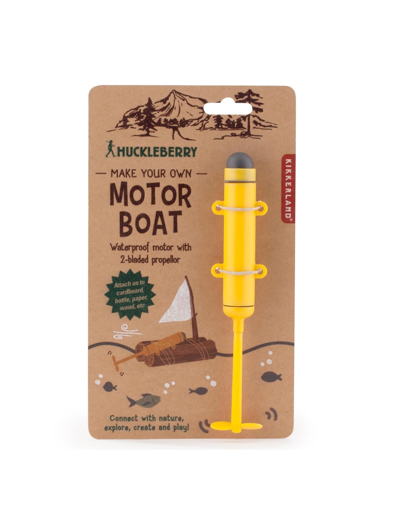Kikkerland: Make your own Motor Boat