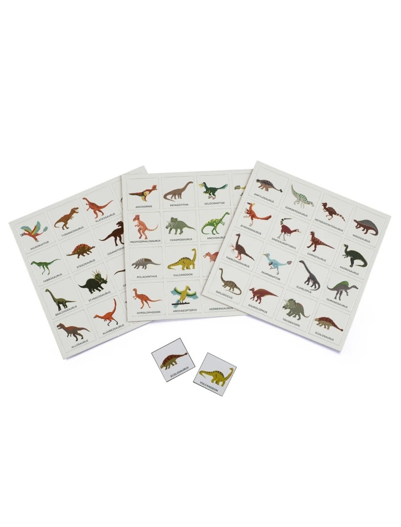 Dinosaur bingo