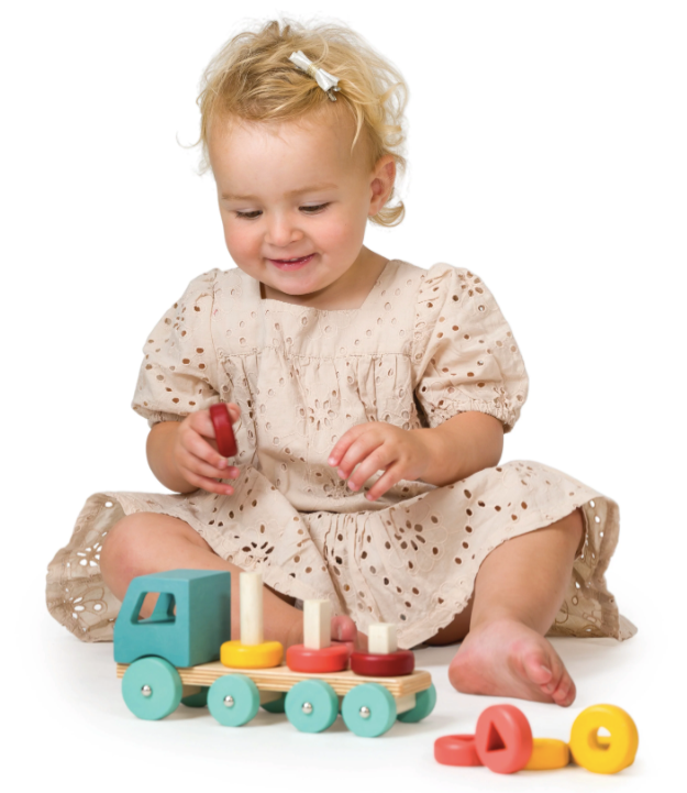 Mentari: Stacking Peg Truck