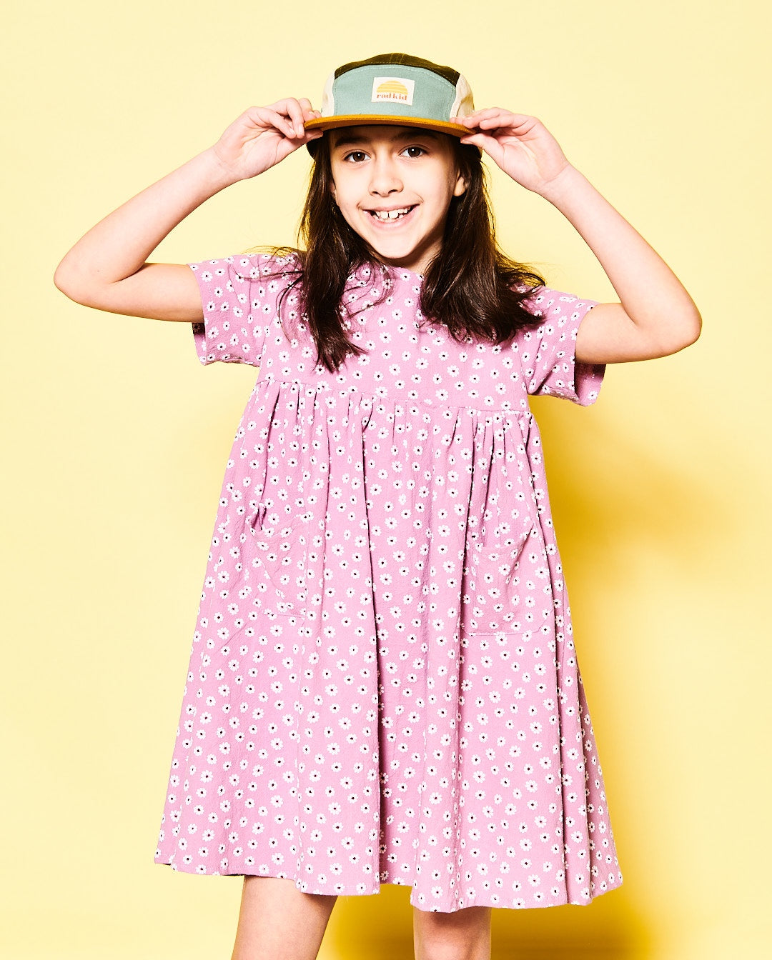 Lavender Floral Babydoll Dress