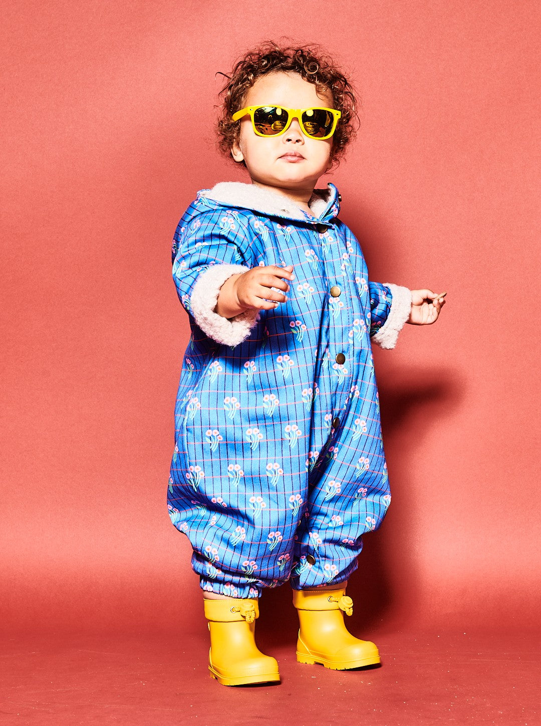 Bouquet Print Pramsuit