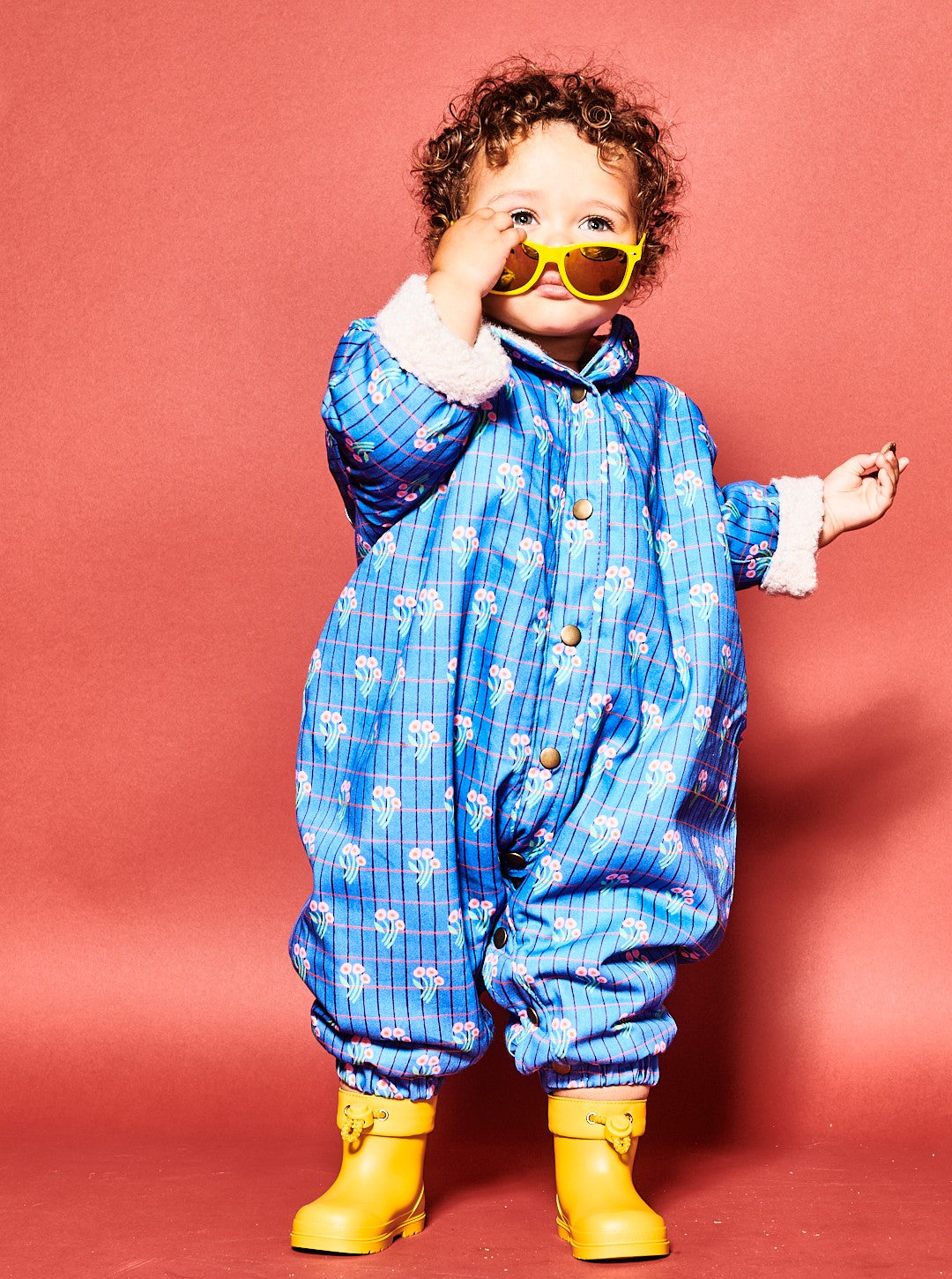 Bouquet Print Pramsuit