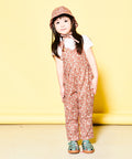 Red Poppy Pleat Front Dungaree