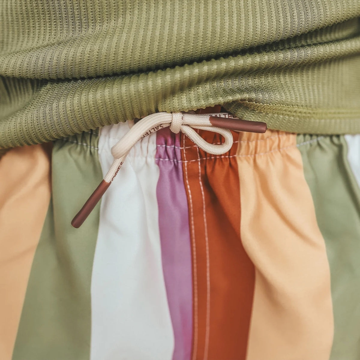 Salted Stories: Multi Stripe Swim Shorts