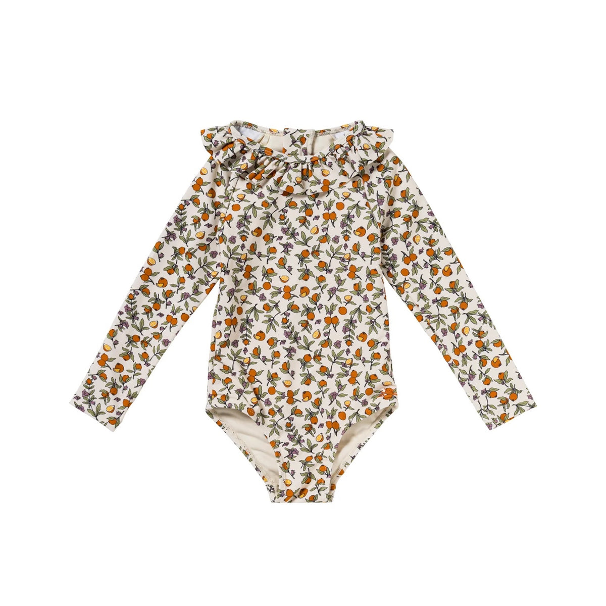 Salted Stories: Pomme Flower Long Sleeve Swimsuit