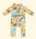 Halcyon Nights: Long Sleeve Romper Zoo Crew