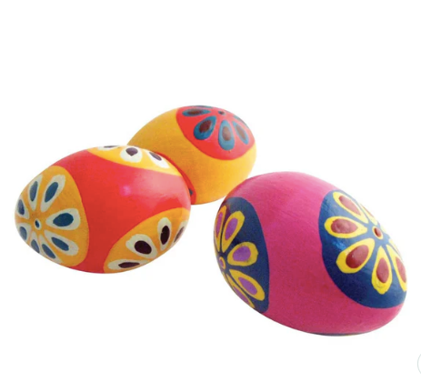 Painted egg shaker