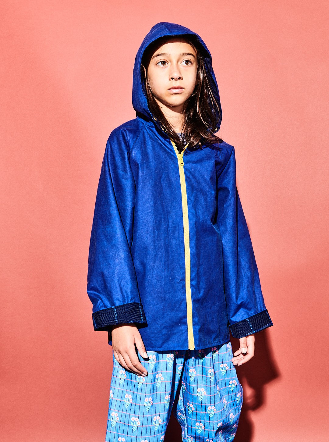 Electric Blue Wax Jacket