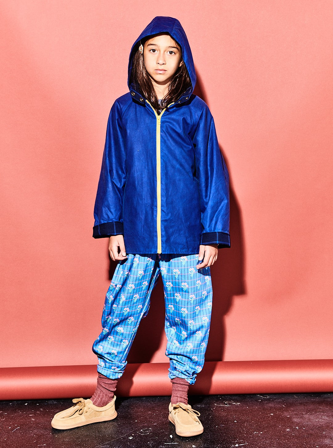 Electric Blue Wax Jacket