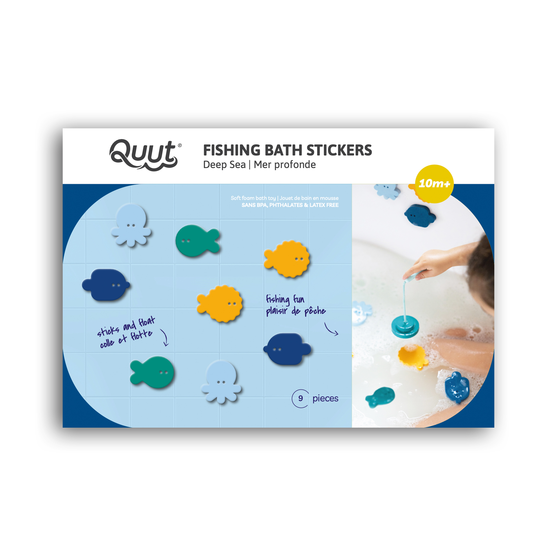 Quut: Fishing Bath Stickers