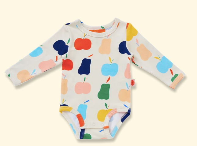 Halcyon Nights: Long Sleeve Bodysuit Tiny Orchard