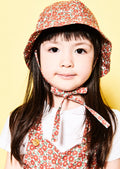 Red Poppy Print Sun Hat