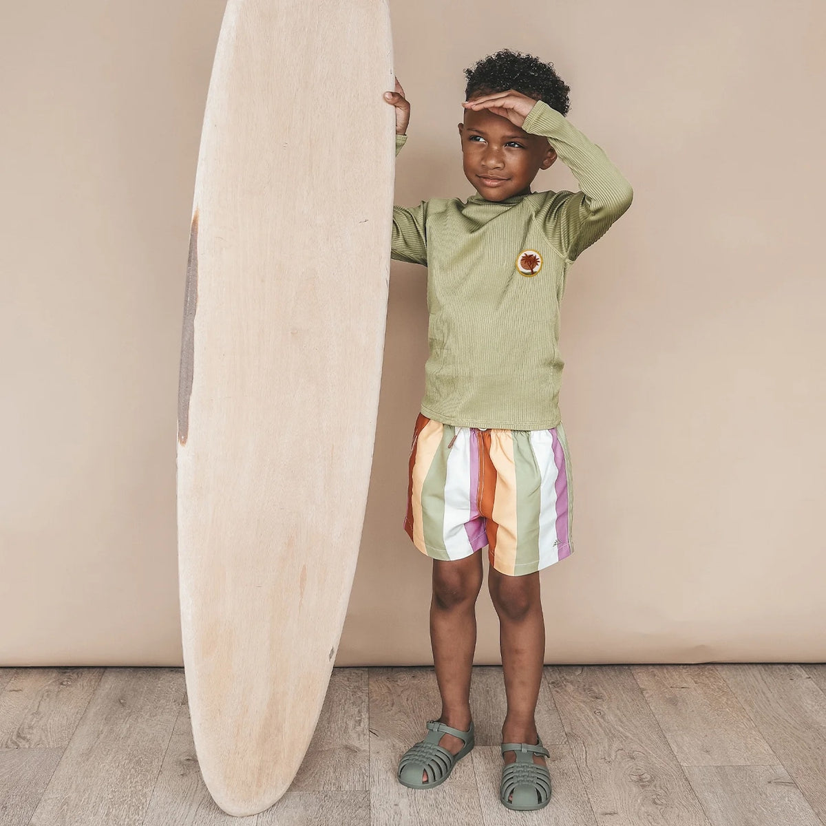 Salted Stories: Multi Stripe Swim Shorts