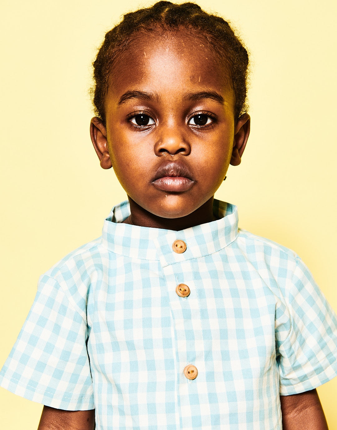 Sea Blue Gingham Shirt