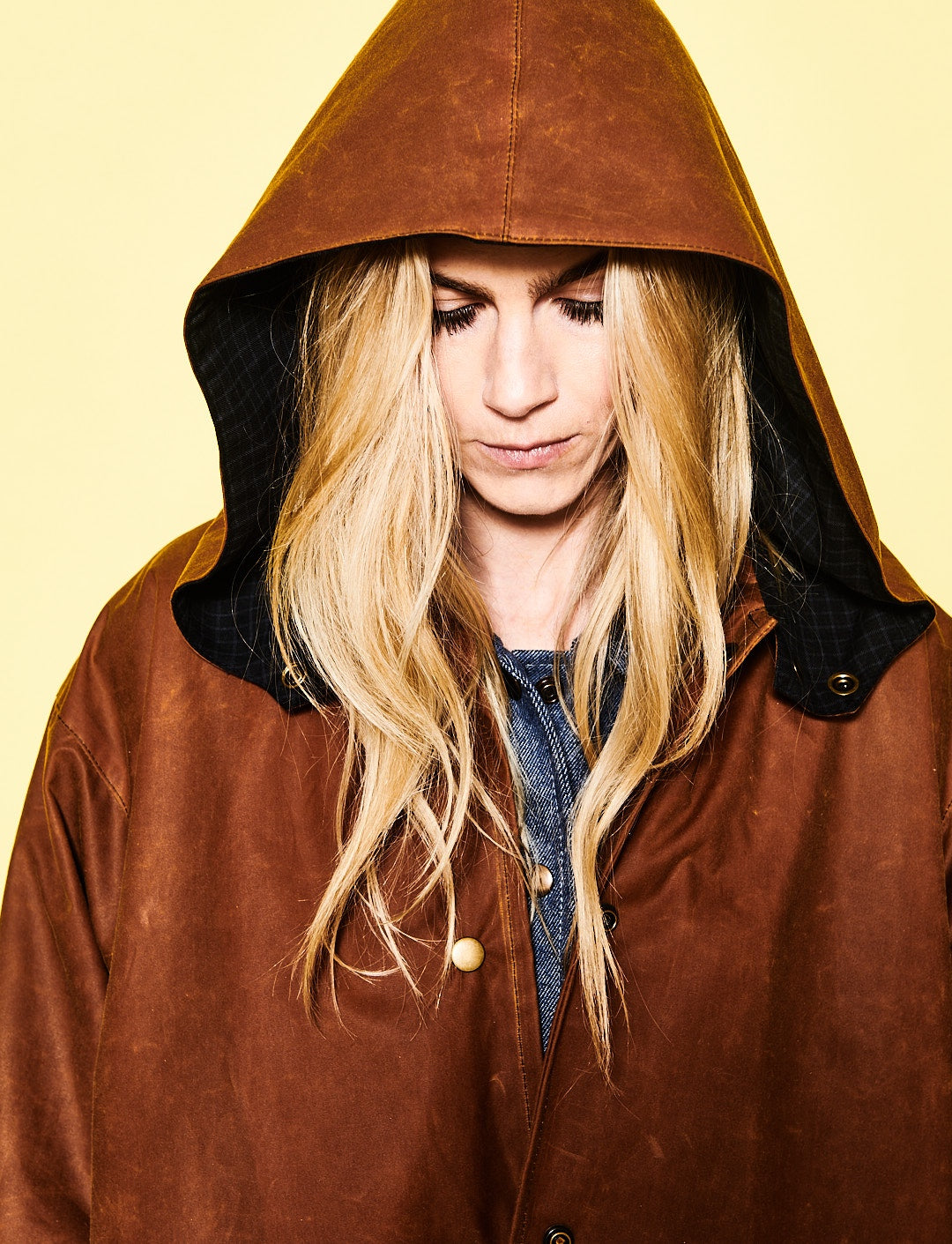 Hazel Wax Trench Coat