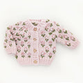 Huggalugs: Bitty Blooms Cardigan Blush