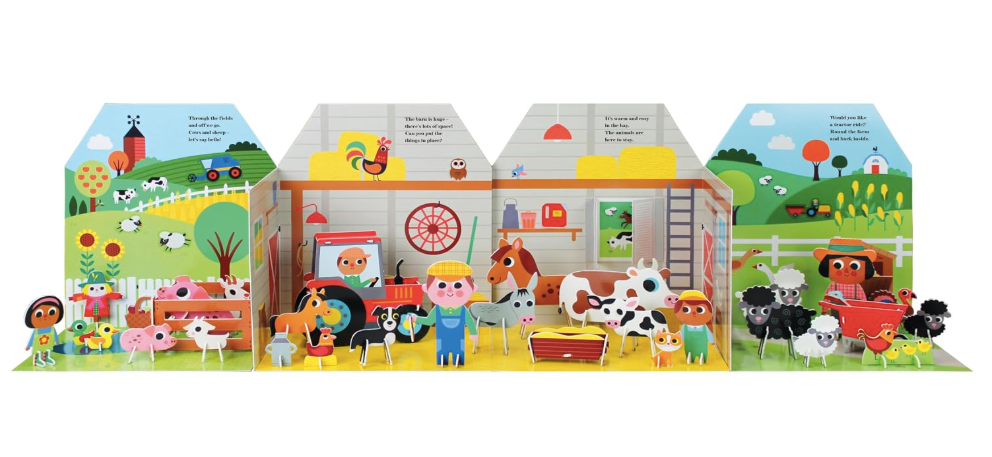 Nosy Crow: Fold Out and Play - Farm