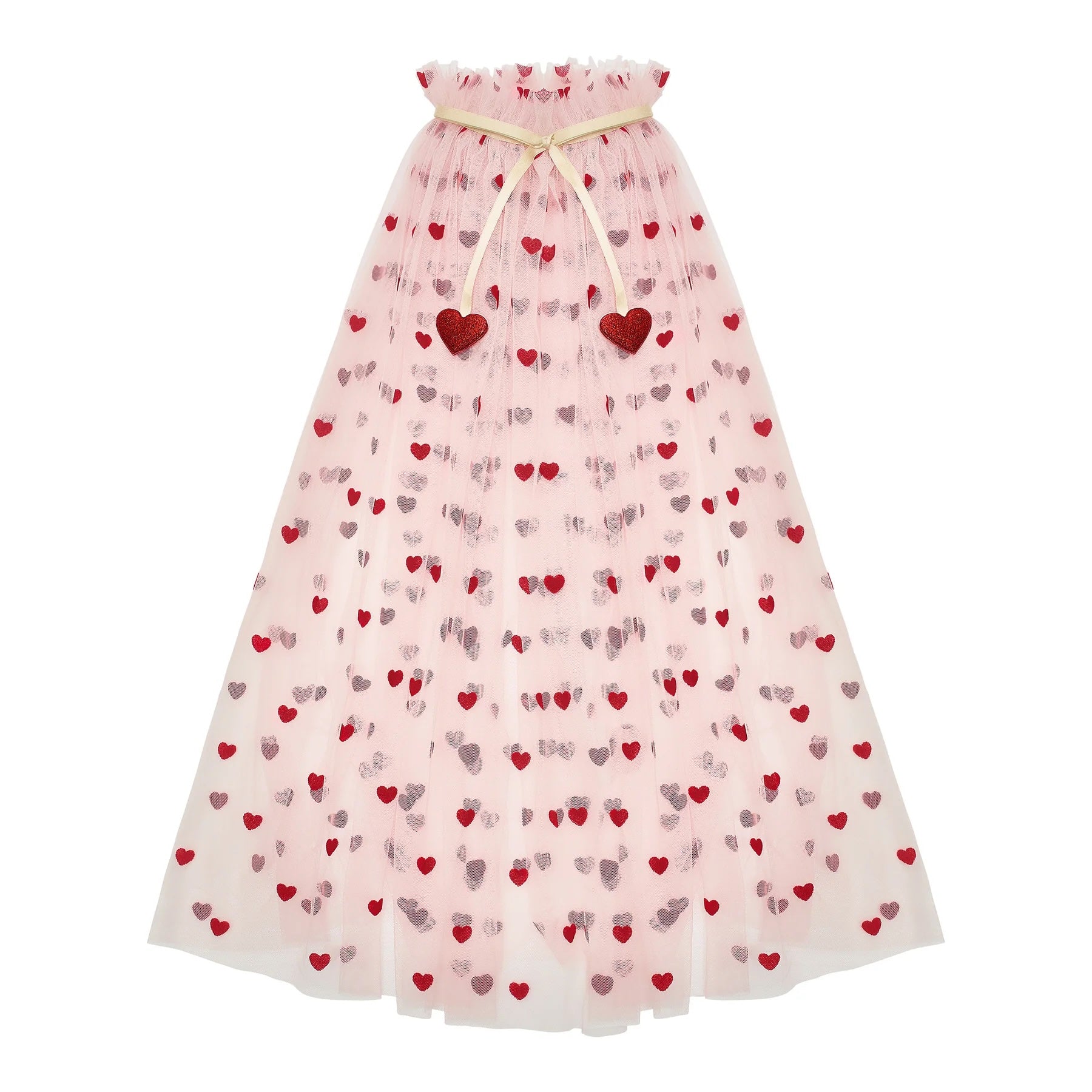 Mimi & Lula: Heart Print Cape