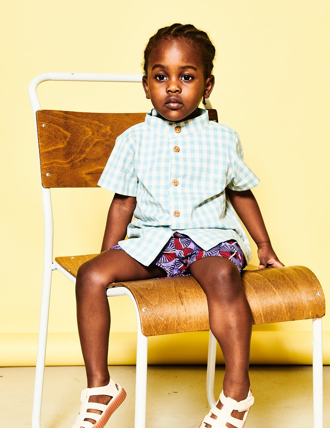 Sea Blue Gingham Shirt