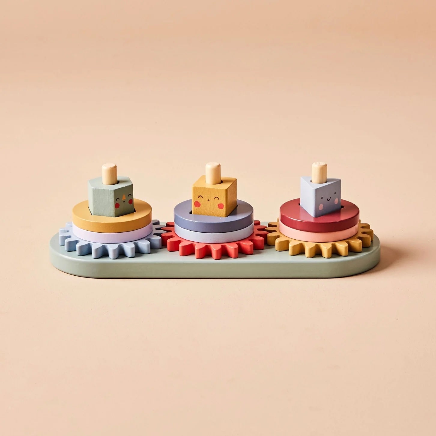 Just Bee Kids: Wooden Turning Cog Puzzle