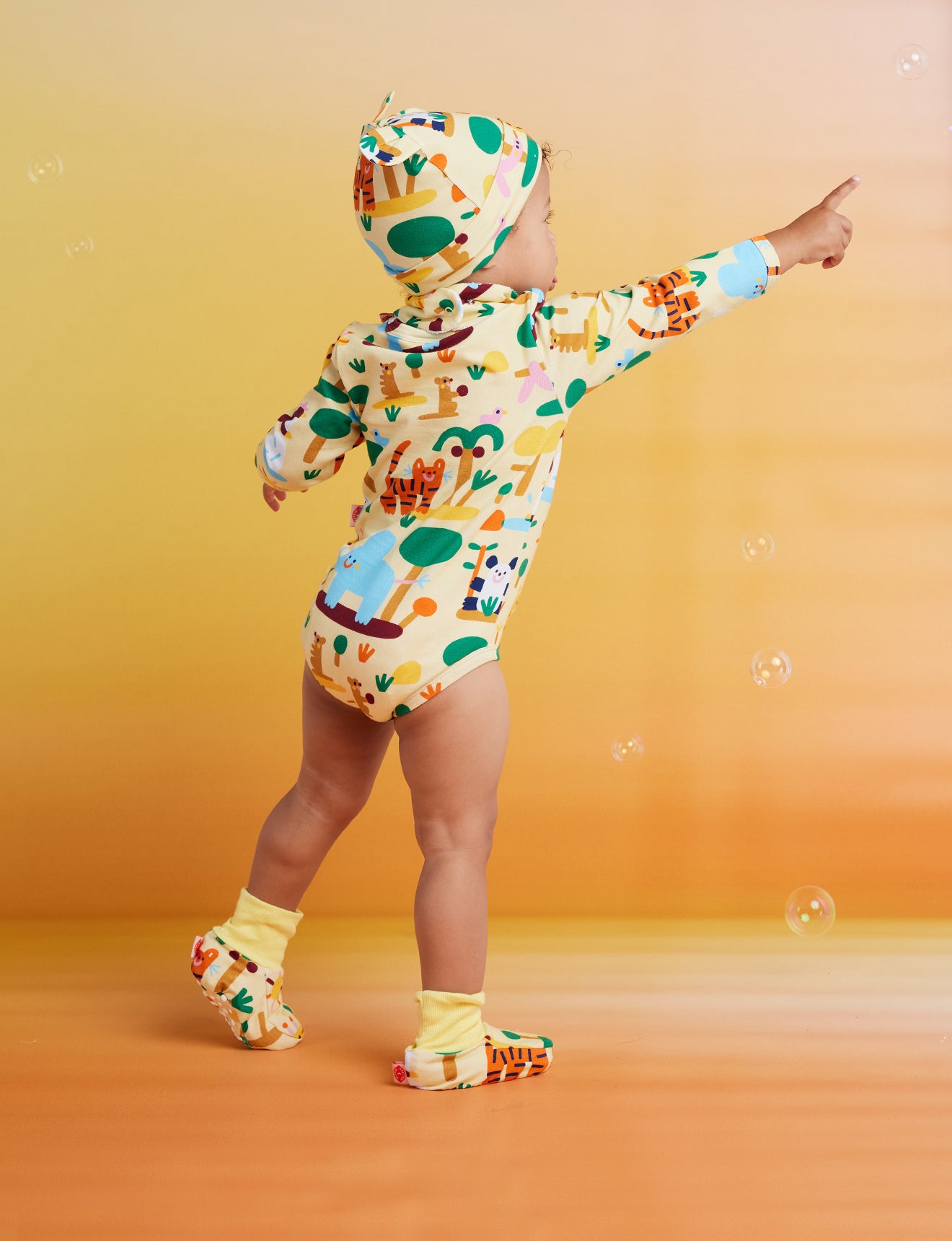 Halcyon nights: Long sleeve Bodysuit Zoo Crew