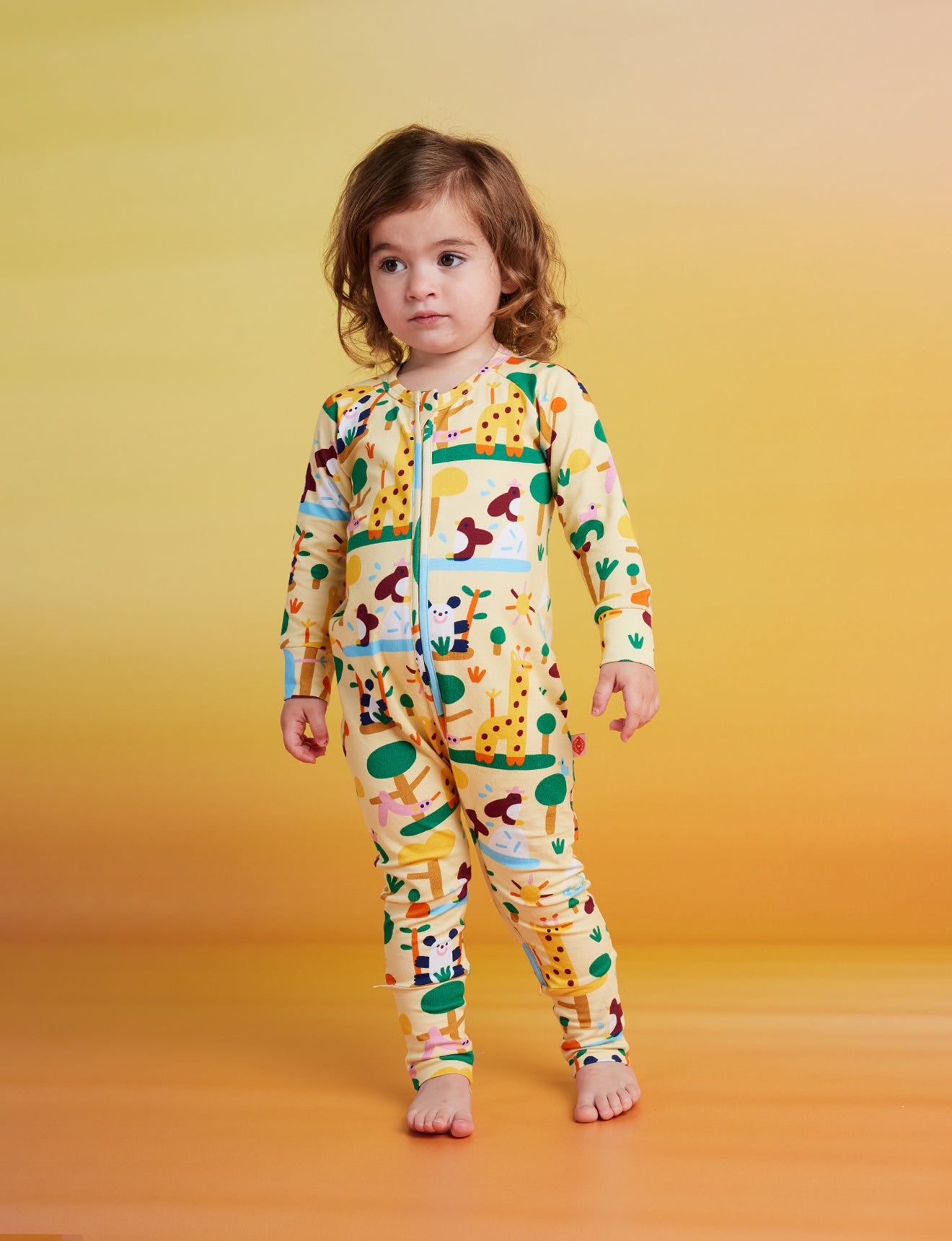Halcyon Nights: Long Sleeve Romper Zoo Crew