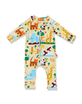Halcyon Nights: Long Sleeve Romper Zoo Crew
